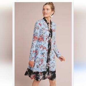 Maeve Anthropologie Leyster Shirt Dress size 6